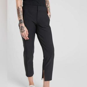 Athleta Stellar Crop Trouser Navy Mid-Rise Size 2P